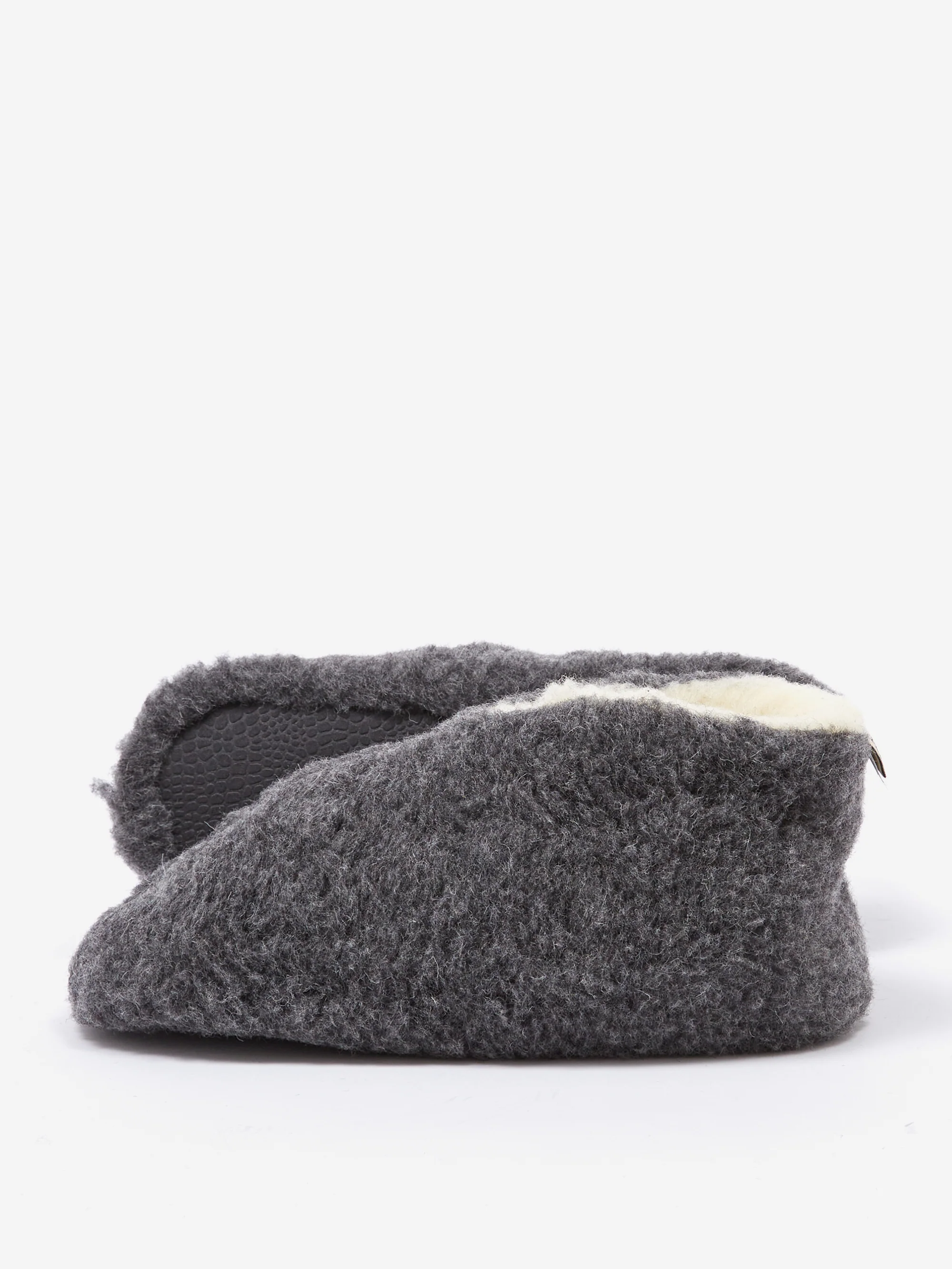Yoko Wool Comfy Slipper Boot - Graphite - Image 7