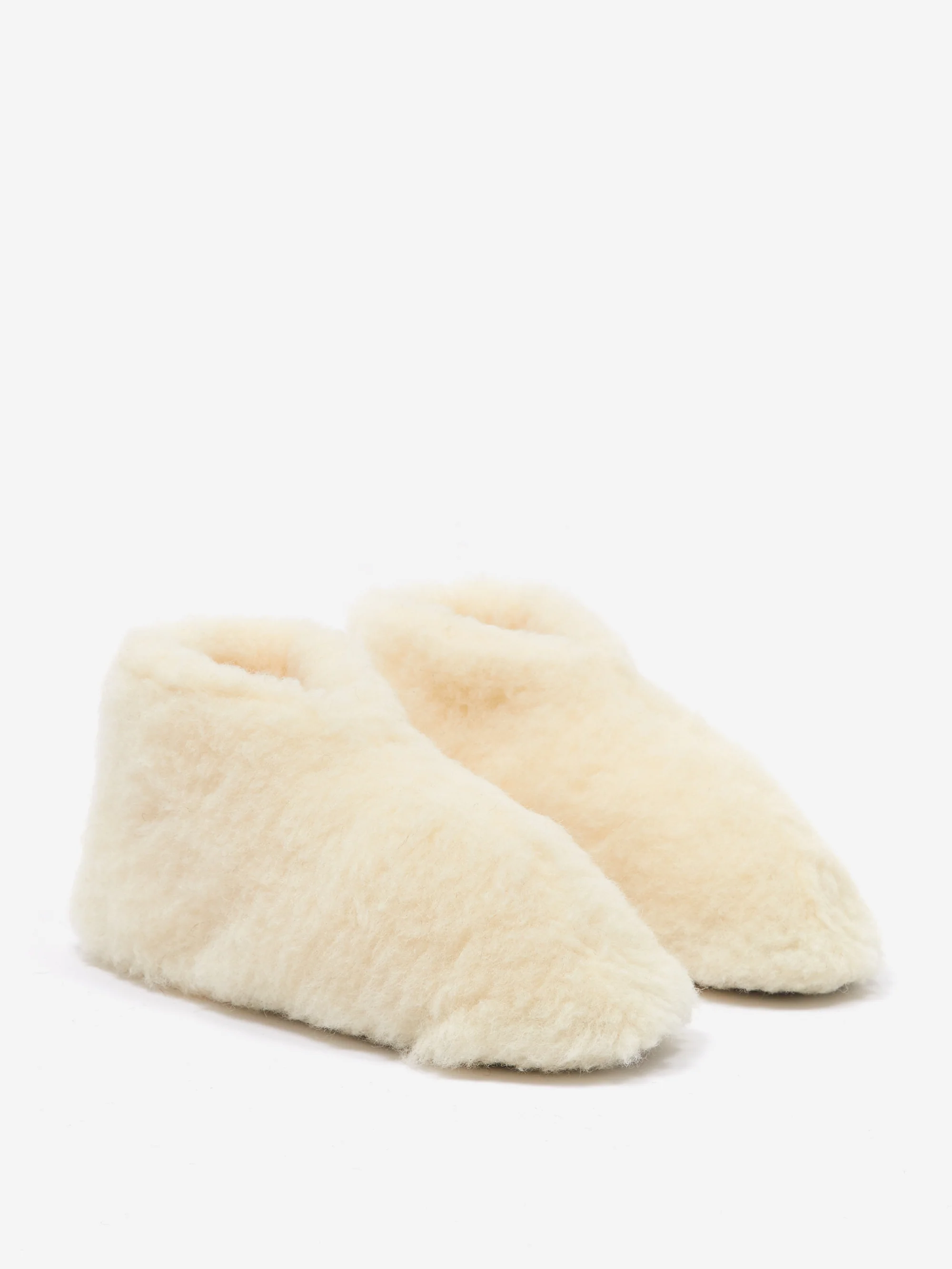 Yoko Wool Comfy Slipper Boot - Natural - Image 2