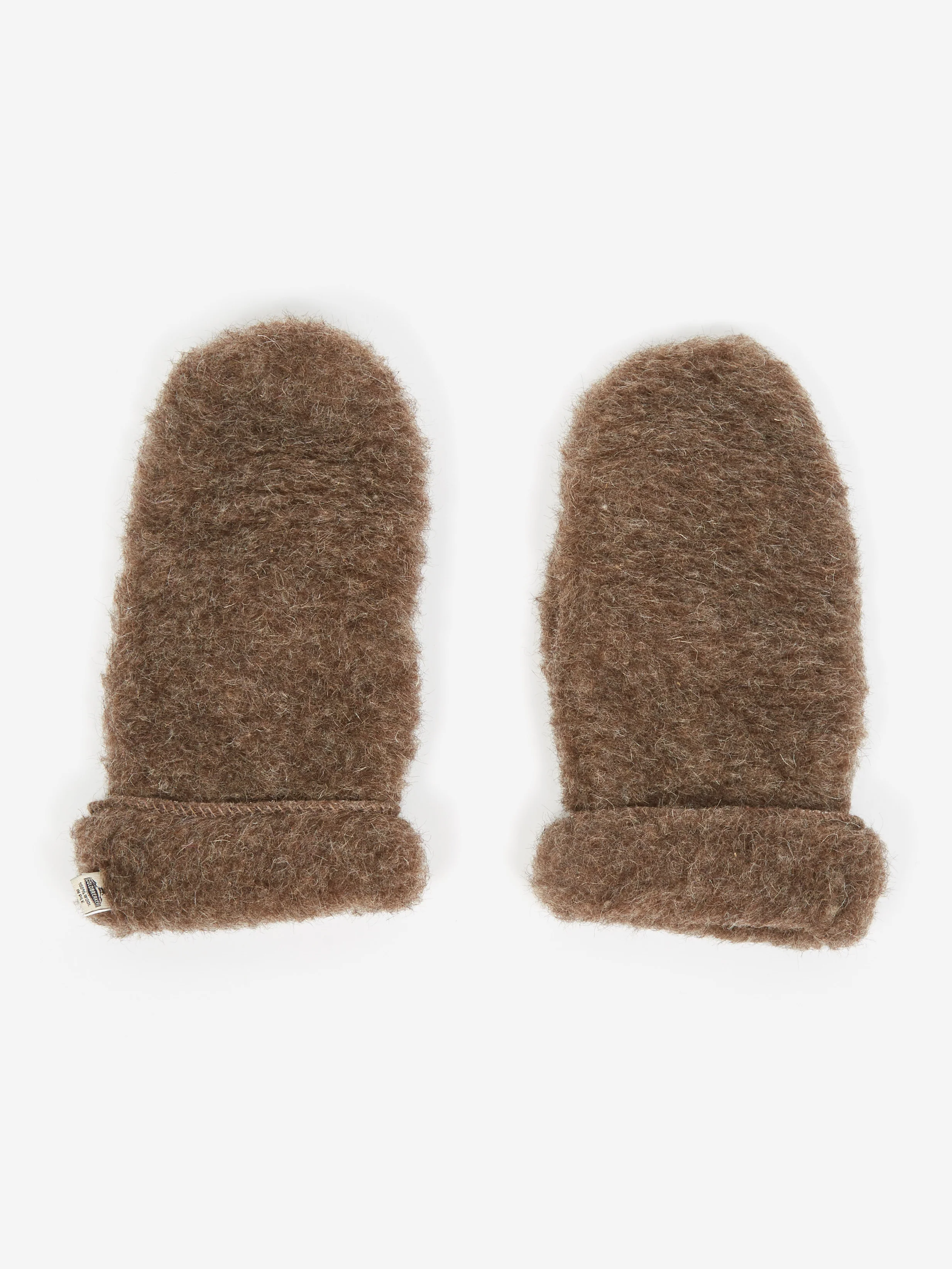 Yoko Wool x Goodhood Mittens - Brown - Image 4
