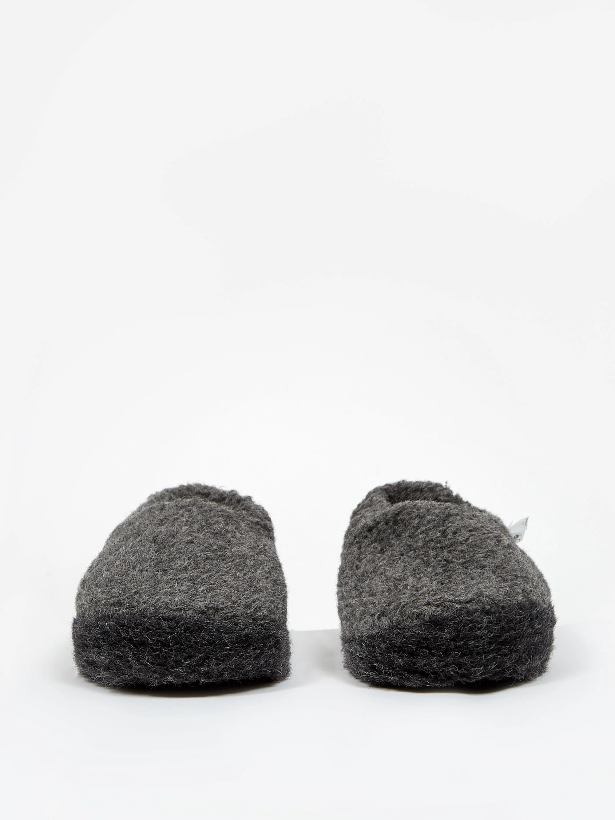 Yoko Wool x Goodhood Siberian Wool Slipper - Graphite Black - Image 3