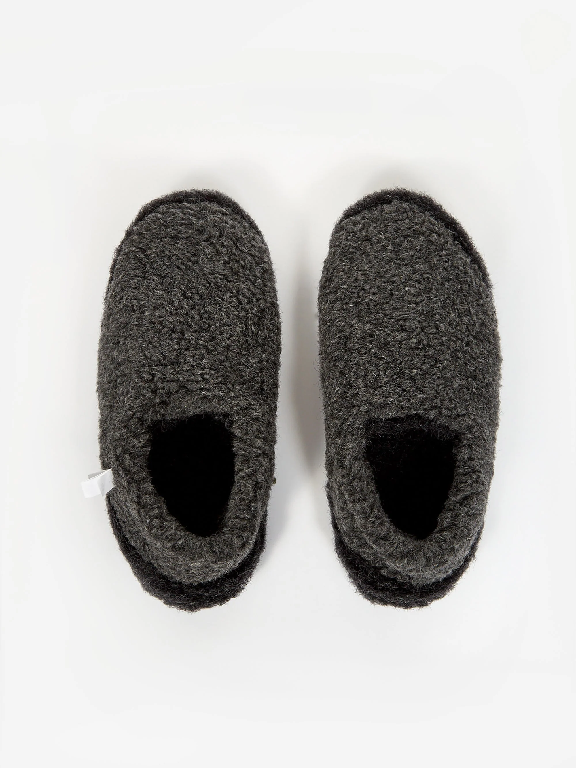 Yoko Wool x Goodhood Siberian Wool Slipper - Graphite Black - Image 6