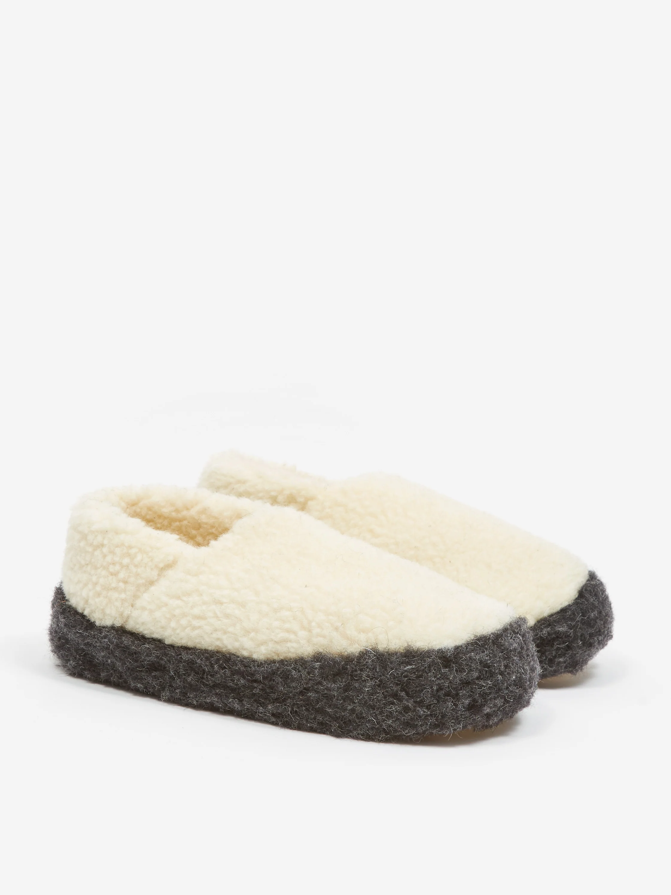 Yoko Wool x Goodhood Siberian Wool Slipper - Natural - Image 2