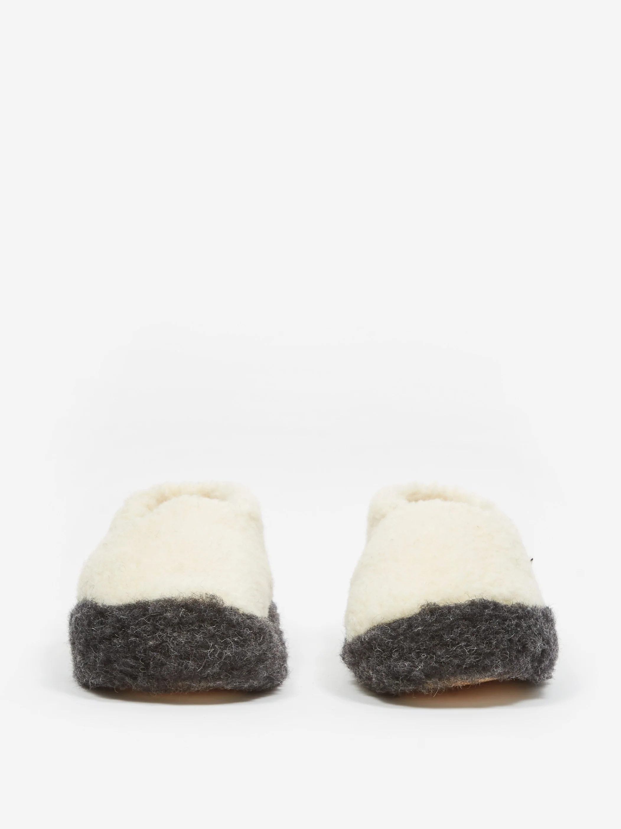 Yoko Wool x Goodhood Siberian Wool Slipper - Natural - Image 3