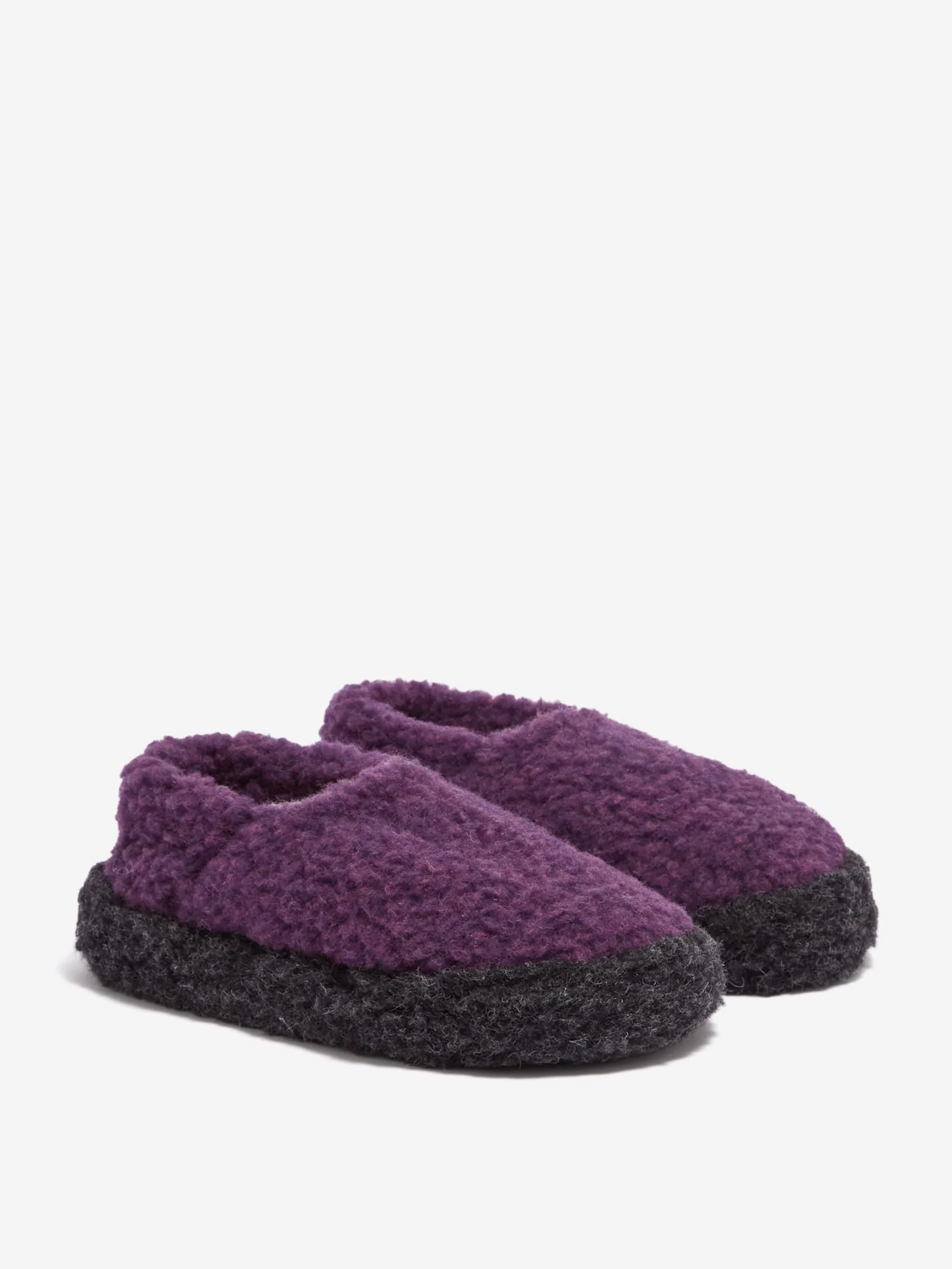 Yoko Wool x Goodhood Siberian Wool Slipper - Purple - Image 2