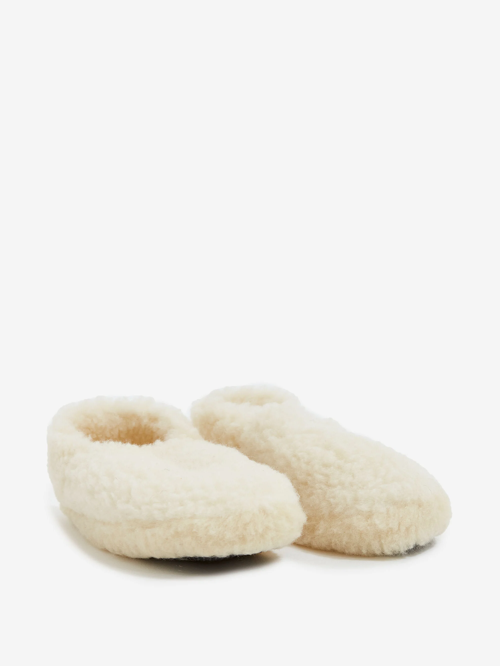 Yoko Wool x Goodhood Siberian Wool Slippers - All Natural - Image 2