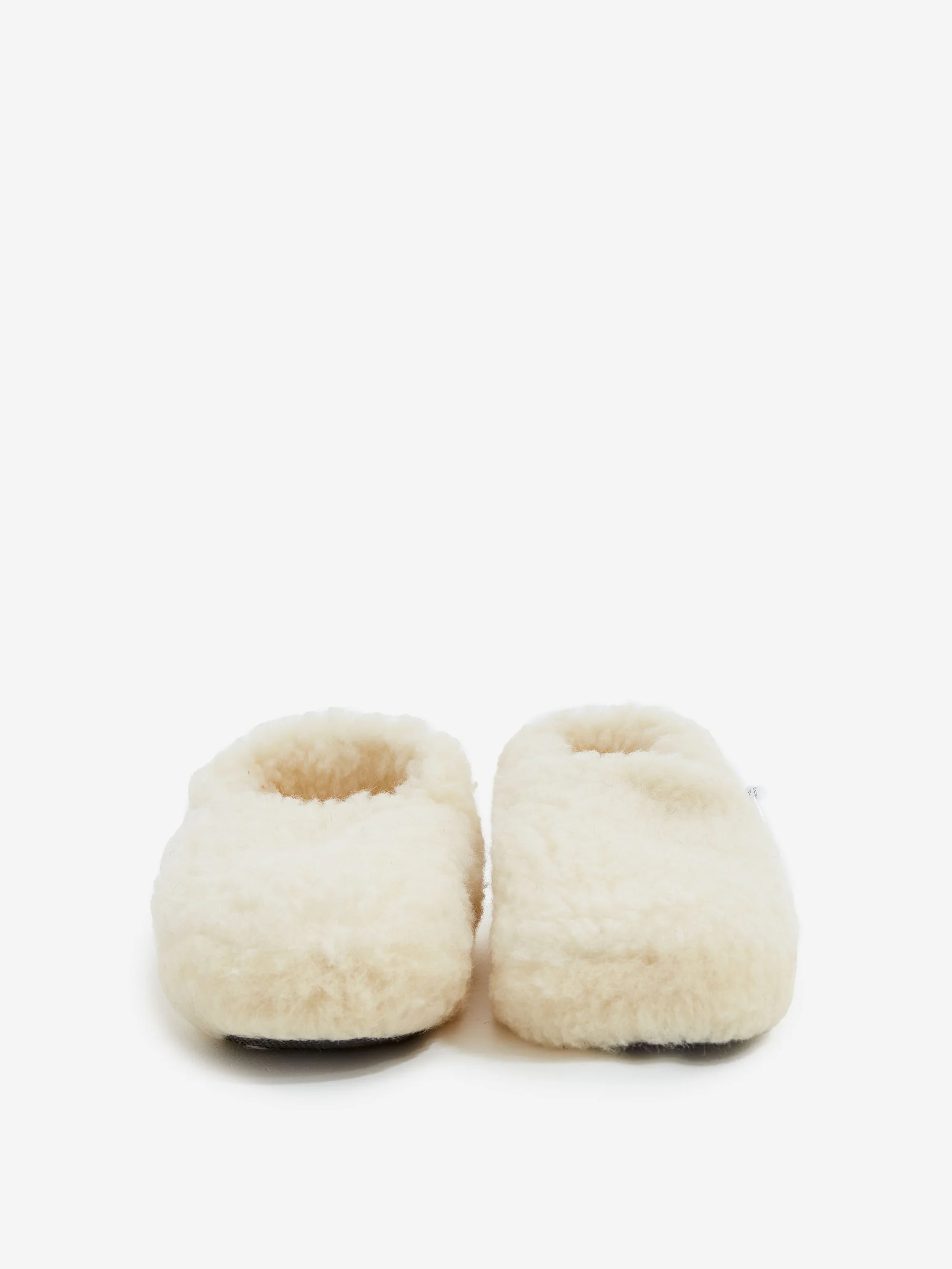 Yoko Wool x Goodhood Siberian Wool Slippers - All Natural - Image 3