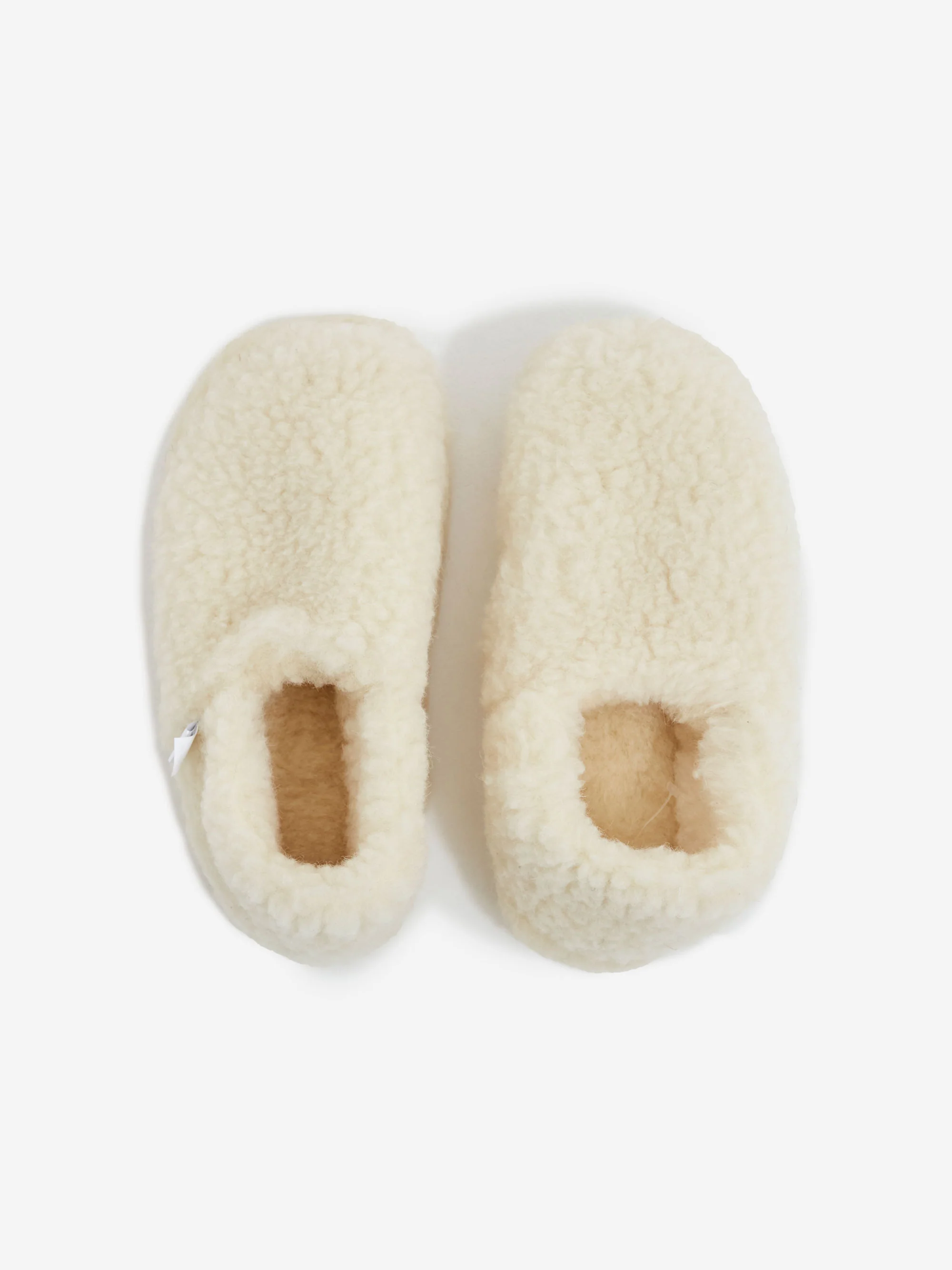Yoko Wool x Goodhood Siberian Wool Slippers - All Natural - Image 5