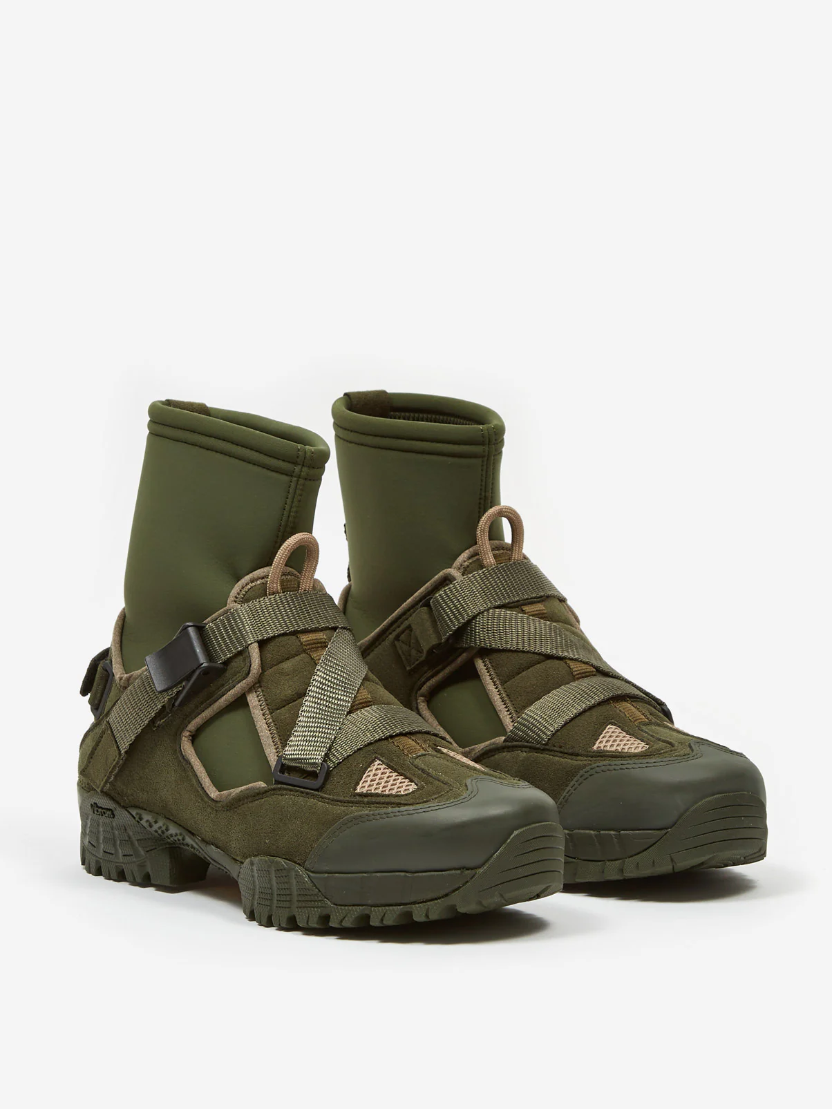Yume Yume Cloud Walker - Bottle Green Suede - Image 2